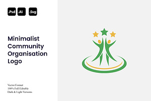 Modern Community Organisation Logo, a Branding & Logo Template by Luxury Logos