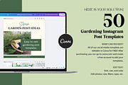 Gardening Instagram Canva Post Temp, a Social Media Template by Snapybiz (Thumbnail 6 of 10)