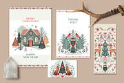 Christmas Folk Vector Collection, a Pattern Graphic by Molly art (Thumbnail 12 of 12)