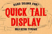 Quick Tail Display - Bold Retro