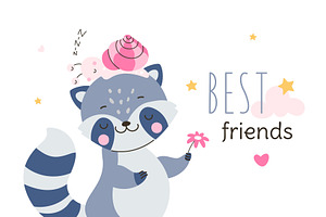 Childish Best Friend Print For T