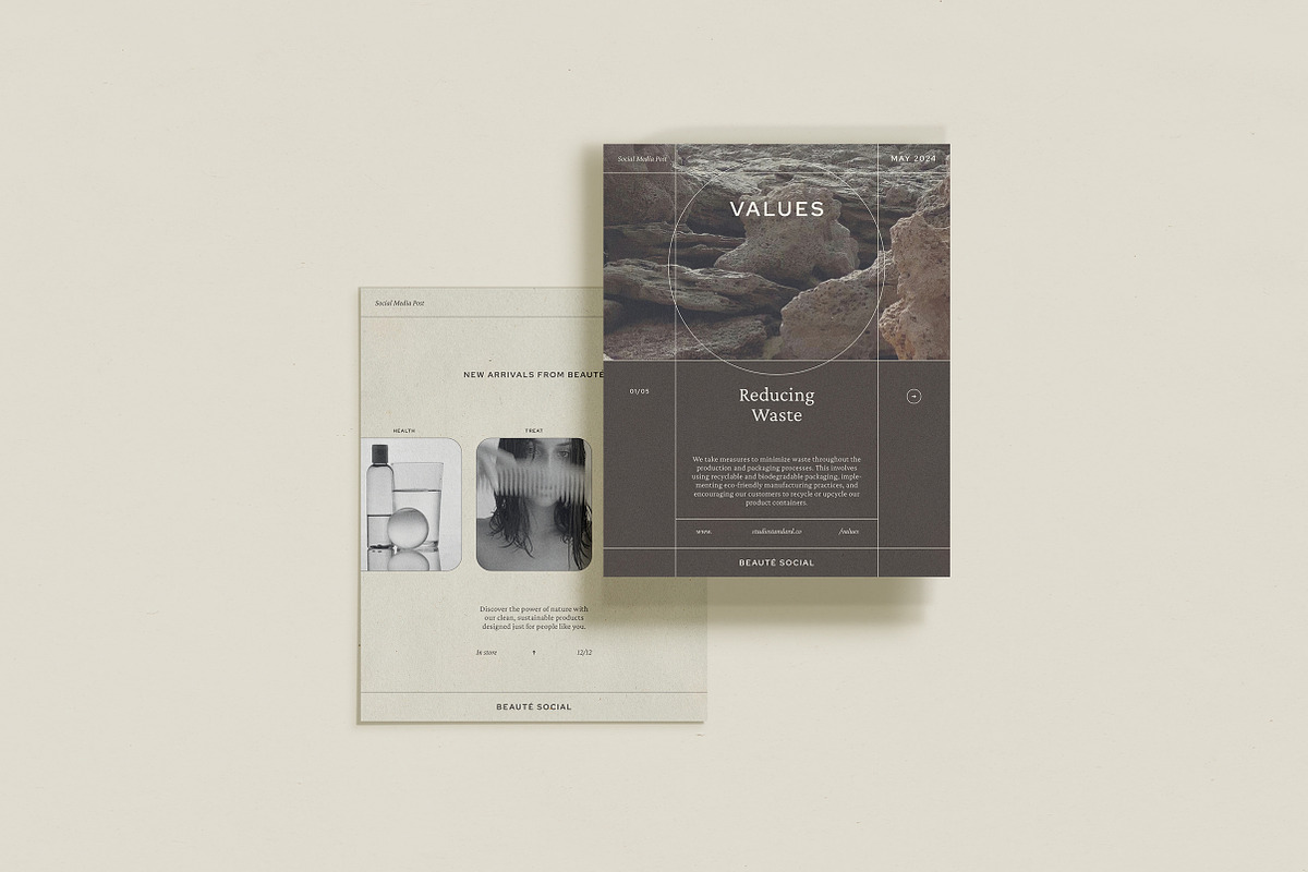 BEAUTÉ | InfoSocial Media Kit, a Social Media Template by Studio Standard (Photo 8 of 11)
