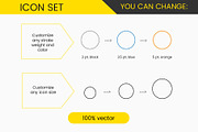 People with Disabilities Icon Set, an Outline Icon by Grand Design (Thumbnail 2 of 3)