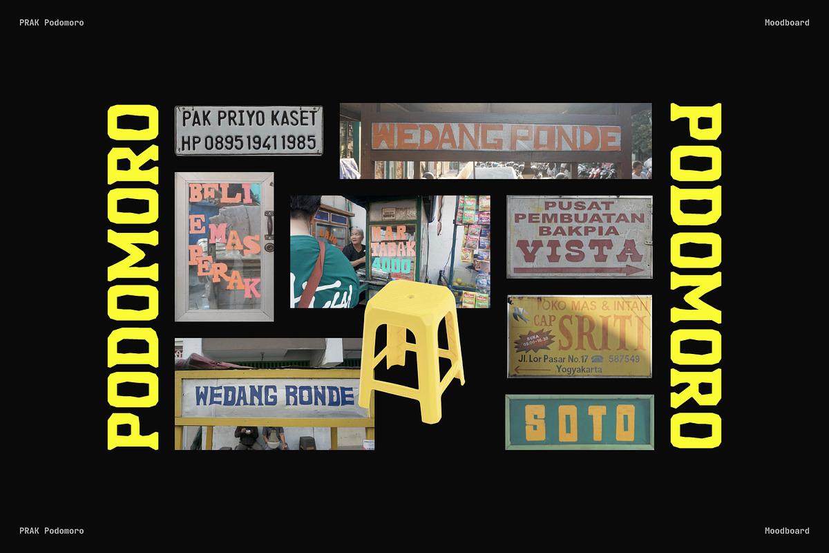 PRAK Podomoro Hand-Cut Display Font, a Serif Font by Healltica.std (Photo 3 of 21)