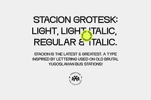 Stacion - Grotesk Type