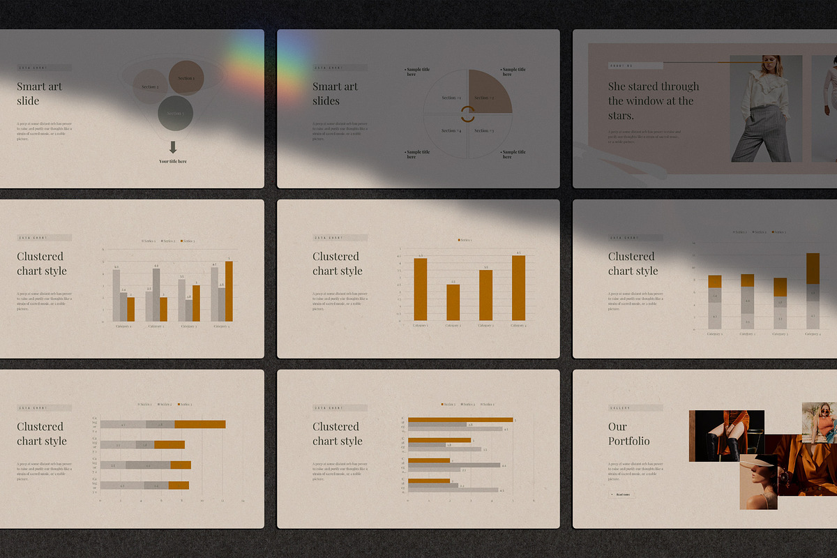 COLOR Google Slides Template, a Presentation Template by ShapeSlide (Photo 8 of 13)