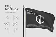 Flag Mockups, an Advertising Mockup by graphiccrew (Thumbnail 1 of 12)