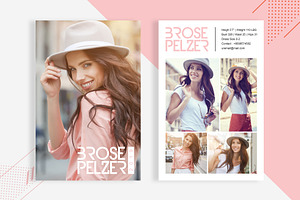 3 Fashion Comp Card Template