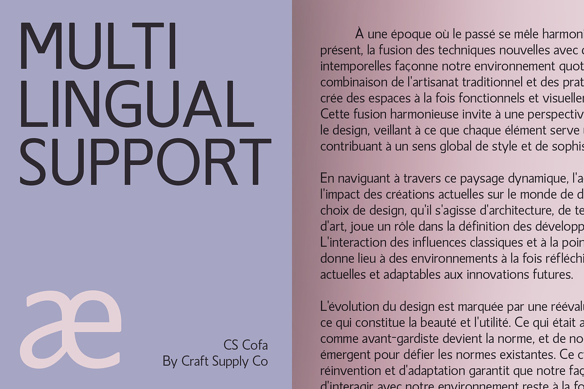 CS Cofa – Modern Font, a Sans Serif Font by Craft Supply Co. (Photo 7 of 8)