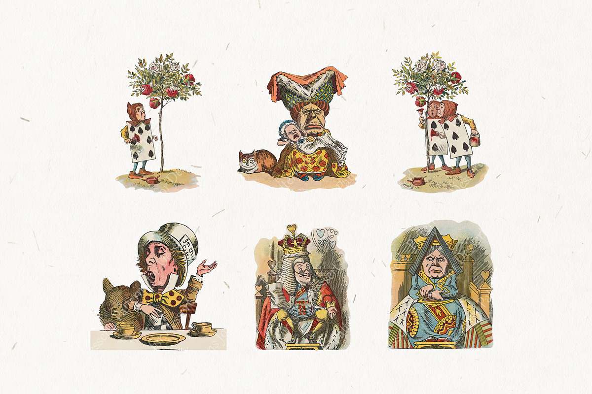 Vintage Alice in Wonderland II, a Person Illustration by Patterns for Dessert (Photo 5 of 5)