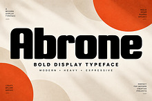 Abrone — Bold letters
