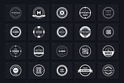 200 Retro Badges, a Branding & Logo Template by Amito Vectors (Thumbnail 9 of 11)
