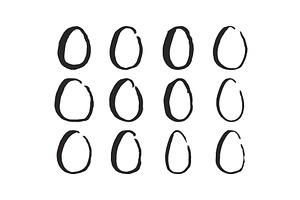 Easter egg hand drawn painted, an Object Illustration by sceptical cactus