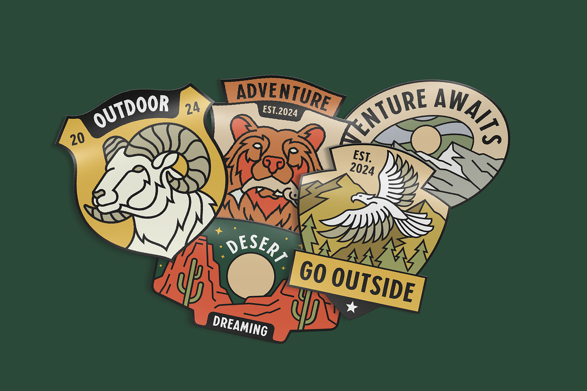 Outdoor Badge, a Decorative Illustration by Skilline Supply Co. (Photo 7 of 10)