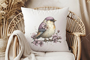Whimsical Spring Bird Clipart, an Illustration by OK Design (Thumbnail 6 of 6)