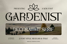 Gardenist - Decorative Serif
