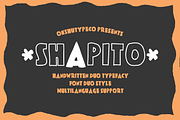Shapito font duo style, a Handwritten Font by Alexander Tiunov (Thumbnail 1 of 7)