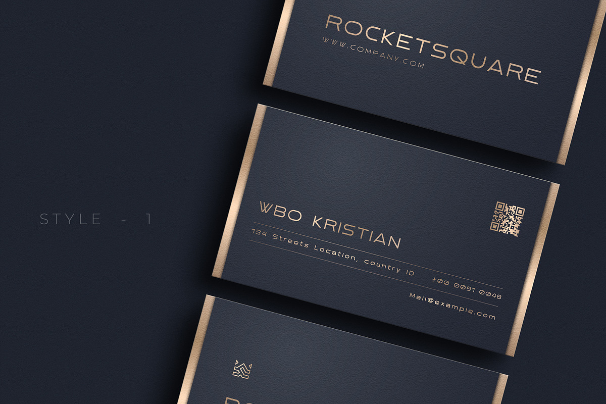 Elegant Business Card Template, a Business Card Template by Ctrl space studio (Photo 2 of 6)
