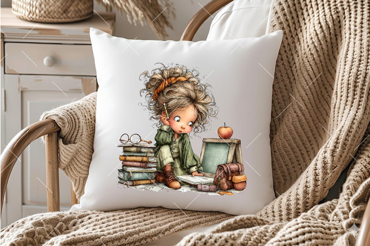 Whimsical Workers PNG Clipart Set, a Seasonal Illustration by OK Design (Photo 4 of 6)
