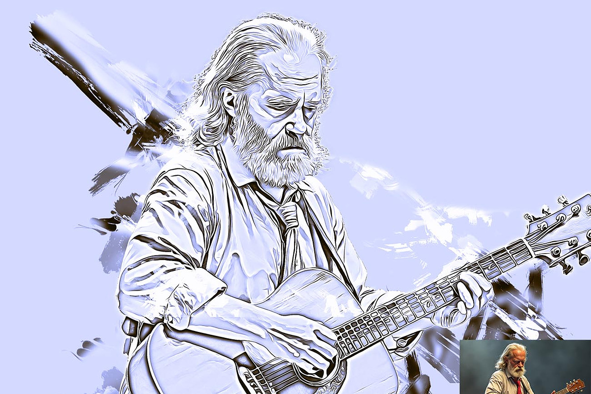 Dry Brush Artistic Paint FX, an Action Add-On by Studio Retouch (Photo 5 of 14)