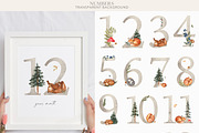 Sleeping FOREST. Watercolor animals, an Animal Illustration by Ooh Lily (Thumbnail 11 of 18)