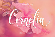 Cornelia, a Script Font by Byuly Ayika (Thumbnail 1 of 9)