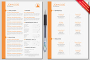 Resume & Cover Letter Template, a Resume Template by Imagine Design (Thumbnail 2 of 5)