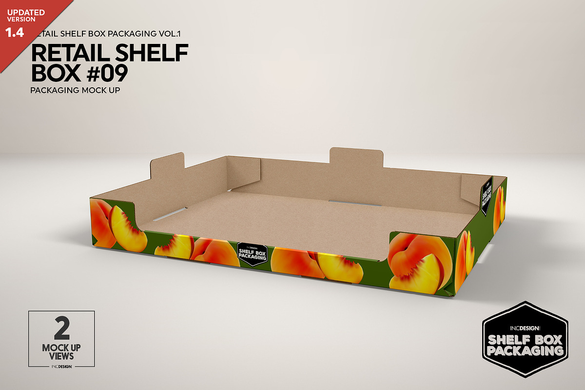 Retail Shelf Box 09 Packaging Mockup, a Packaging Mockup by INCDesign (Photo 1 of 5)