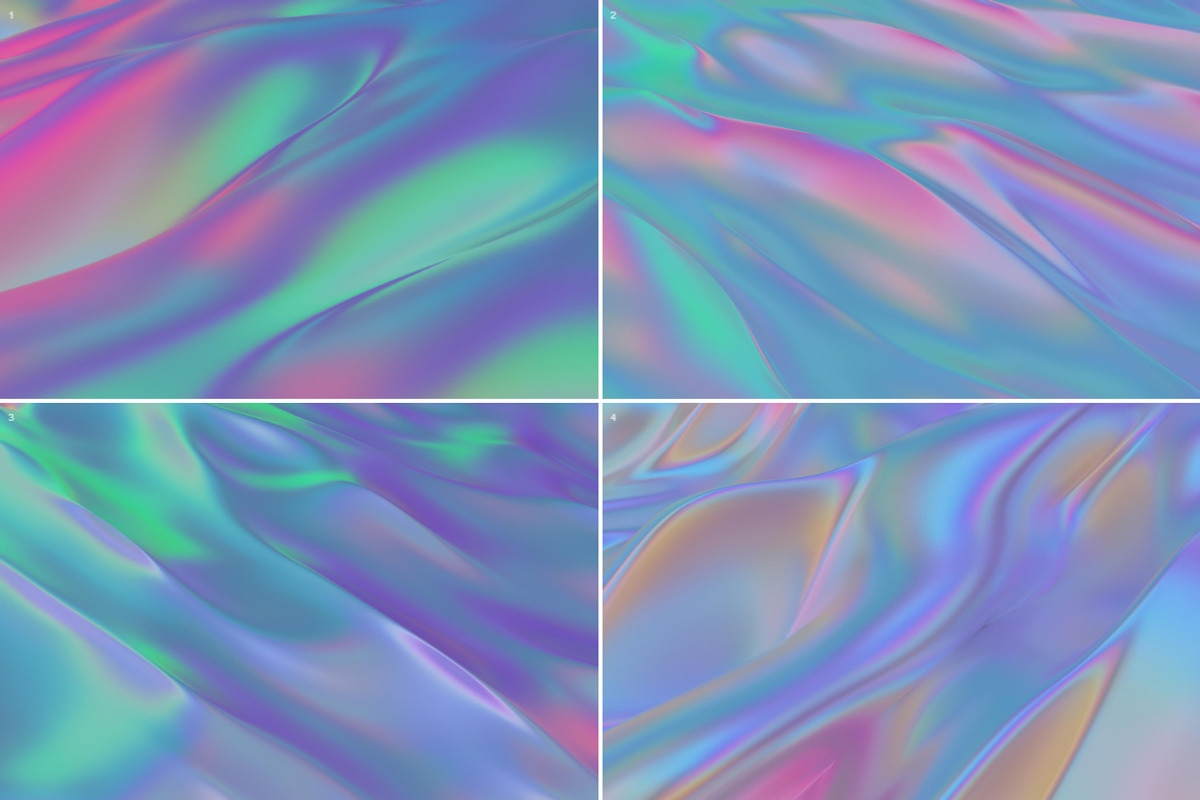 Iridescent Abstract Backgrounds, a Background Graphic by BIBIART (Photo 7 of 12)
