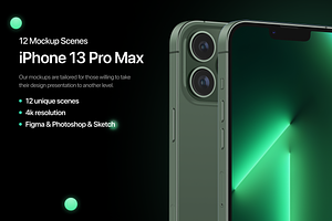 Top 12 IPhone 13 Pro Max Mockups