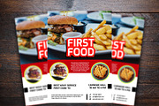 First Fast Food Flyer, a Flyer Template by PenciGraphics (Thumbnail 1 of 2)