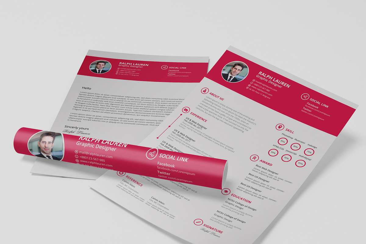 Awesome Resume/Cv, a Resume Template by Themefisher (Photo 4 of 5)