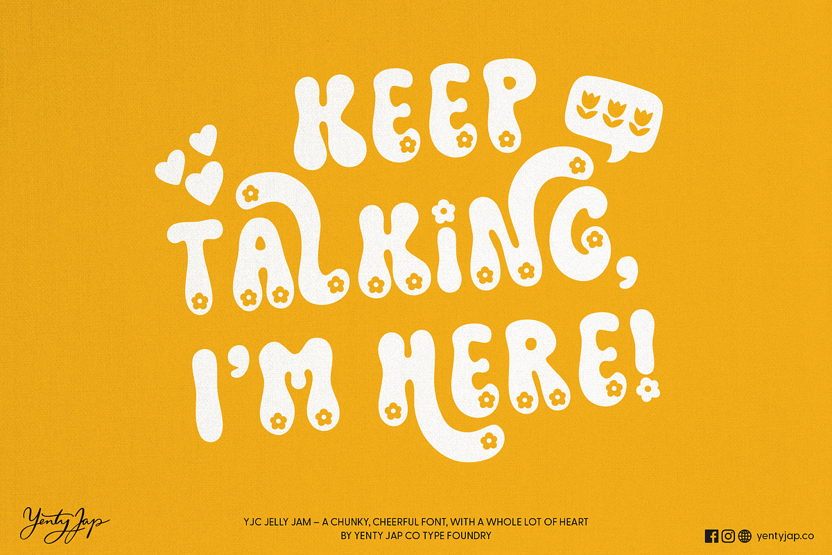 YJC Jelly Jam, a Handwritten Font by YENTY JAP CO (Photo 5 of 12)