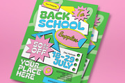Back To School Supplies Flyer, a Flyer Template by graphicook (Thumbnail 2 of 3)
