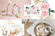 Watercolor Floral BUNDLE handpainted, an Illustration by SunnyAfternoons (Thumbnail 10 of 10)