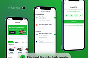 Pakhivibe Car Rental App UI Kit, an UI Kit Template by piyush608 (Thumbnail 3 of 4)