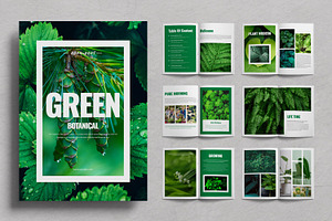 Botanical Brochure Template, a Brochure Template by ContestDesign