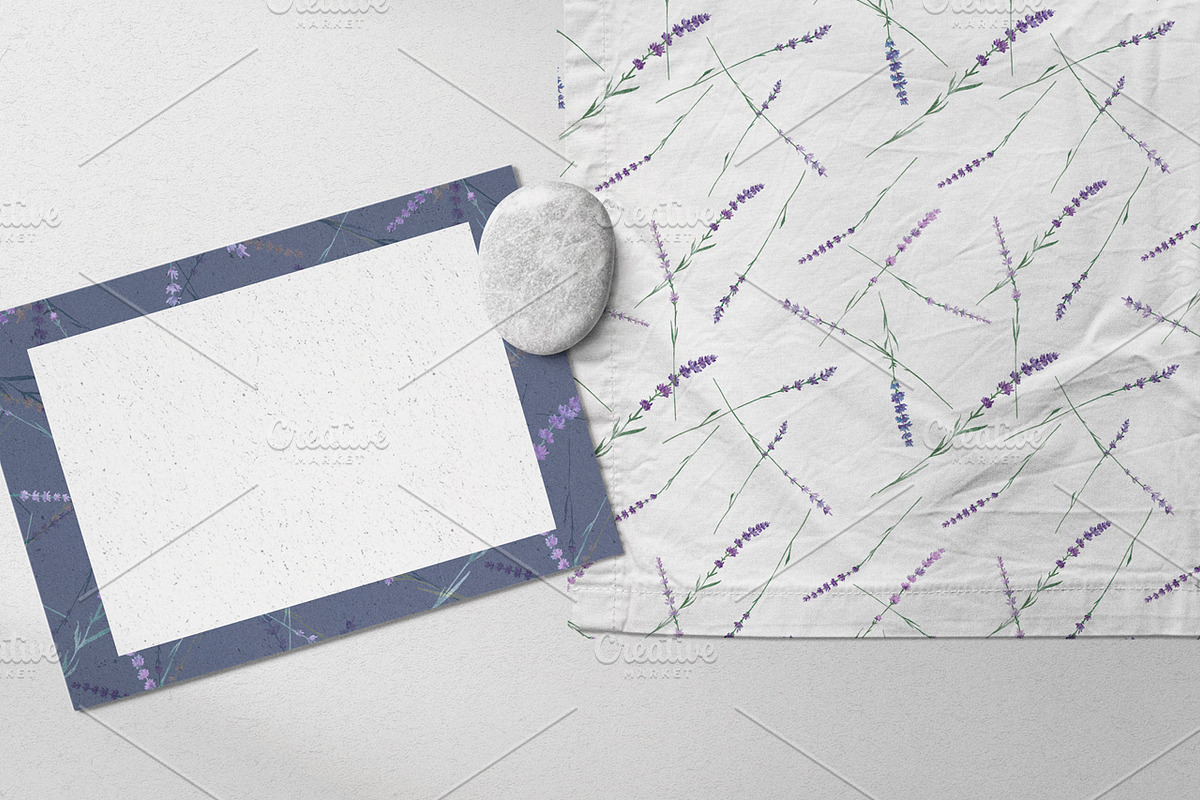 Watercolor Lavender Seamless Pattern, a Pattern Graphic by NKTKNS (Photo 5 of 5)