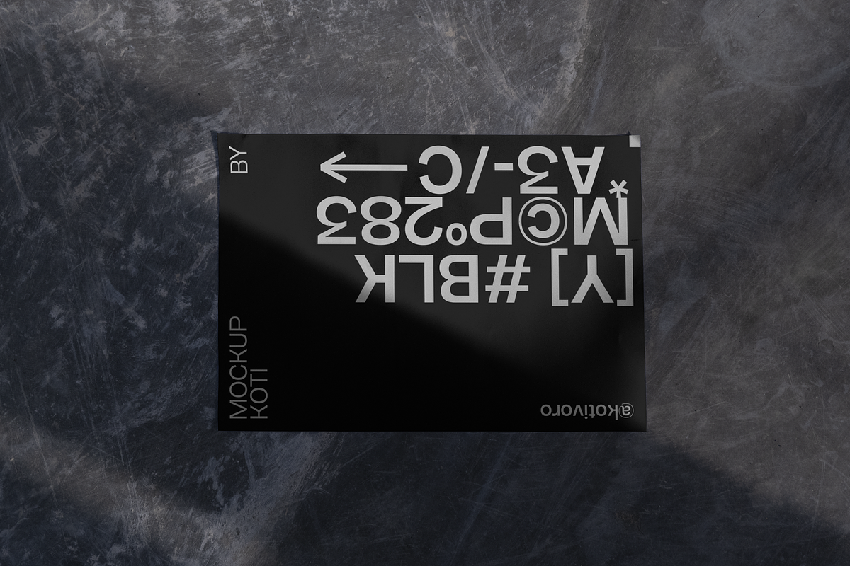Poster Mockup [Y] 12, a Mockup by Kotivoro (Photo 2 of 3)
