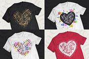 Inspirational Heart Quote (+Bonus), an Object Graphic by Olly Molly (Thumbnail 2 of 5)