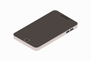 Isometric Smartphone, an Icon by Mark1987
