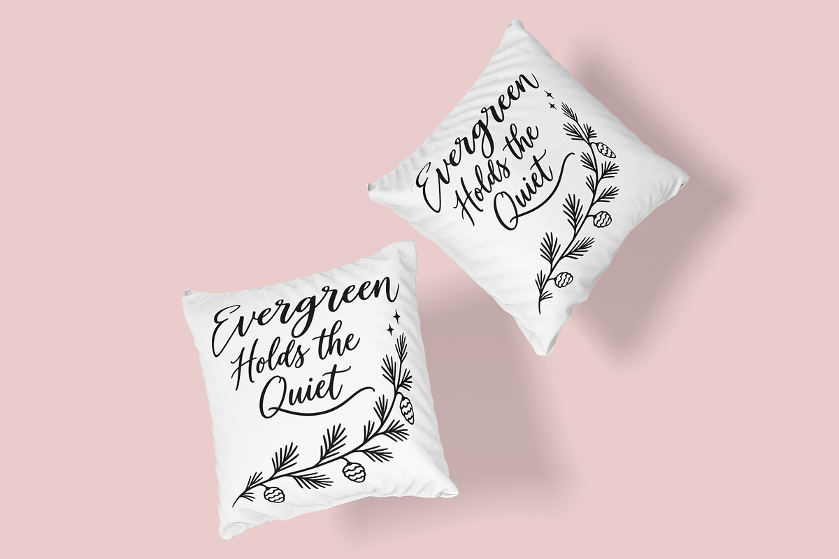 Evergreen Holds the Quiet SVG, an Object Illustration by Ghagra (Photo 5 of 6)