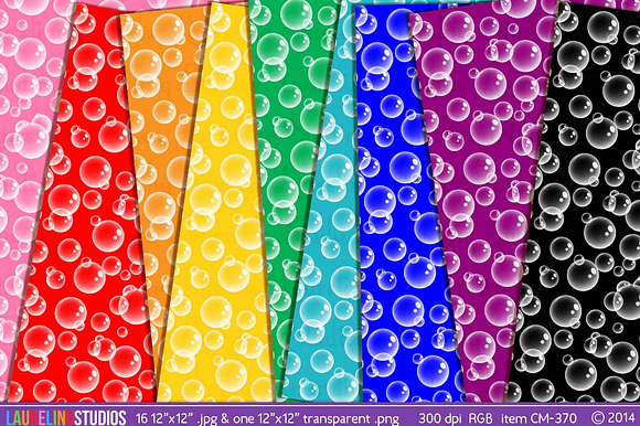 Bubble Texture digital paper pack preview 5