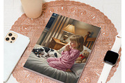 Girls praying at bedtime, a Person Illustration by Kat's Artful Creations (Thumbnail 8 of 11)