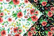 Spring flowers, watercolor clipart, an Illustration by Valin Malin (Thumbnail 10 of 14)