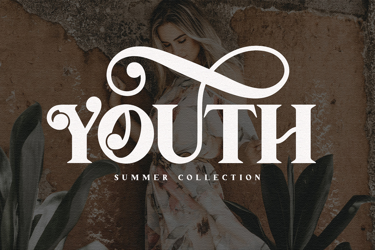 Millonia - Display Serif with Swirl, a Serif Font by Airotype (Photo 9 of 17)