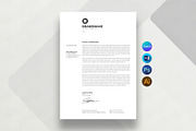 Canva Letterhead, a Stationery Template by DesignDevisers (Thumbnail 1 of 9)