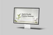 Apple Studio Display Mockup, a Mac Mockup by Graphiculon (Thumbnail 4 of 11)