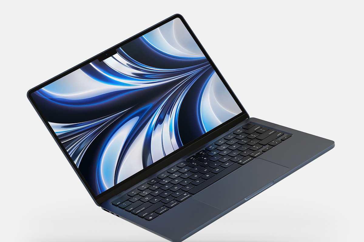 10 MacBook Air 2022 Mockups, a Books & Magazine Mockup by Smotrow Related (Photo 5 of 11)