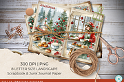 Baking Christmas Scrapbook Pages, a Background Graphic by Traveling Designer (Thumbnail 2 of 3)